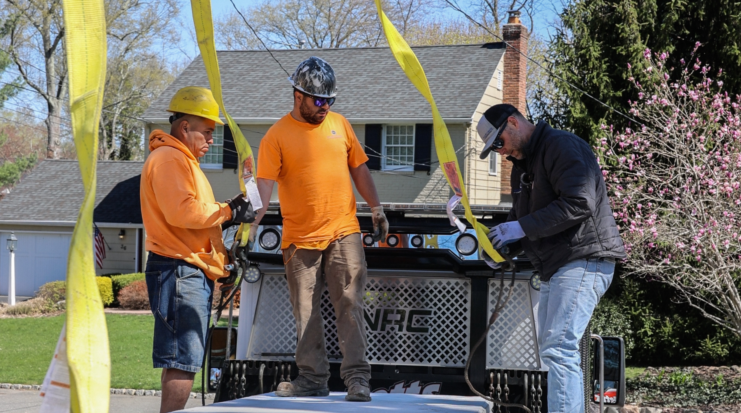 Wolf's Corner Construction team at work