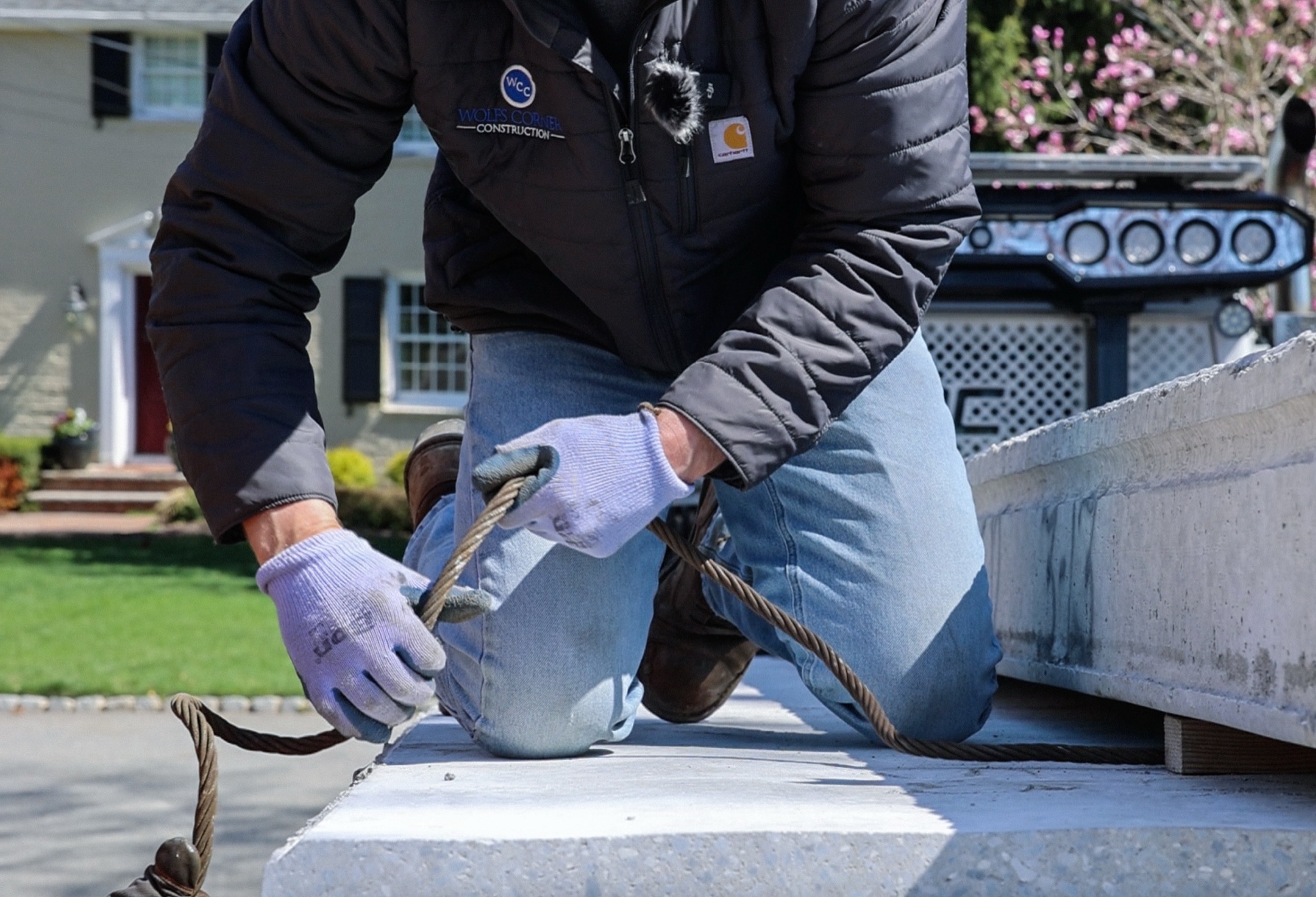 Structural floor system installation