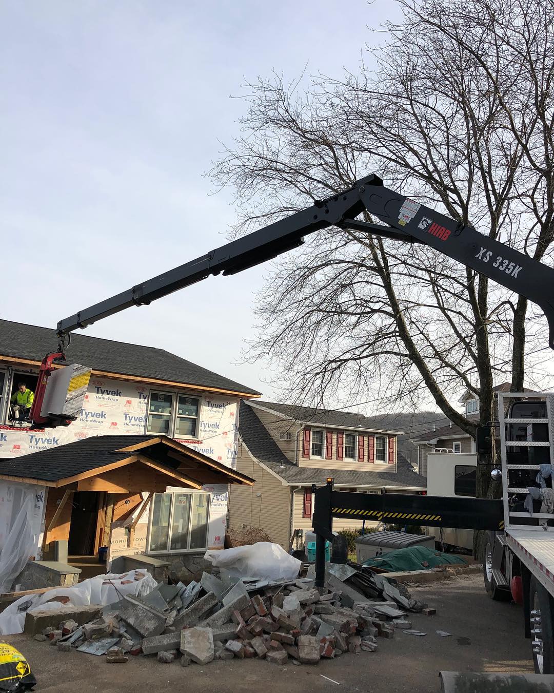 Boom Truck Operations by Wolf's Corner Construction